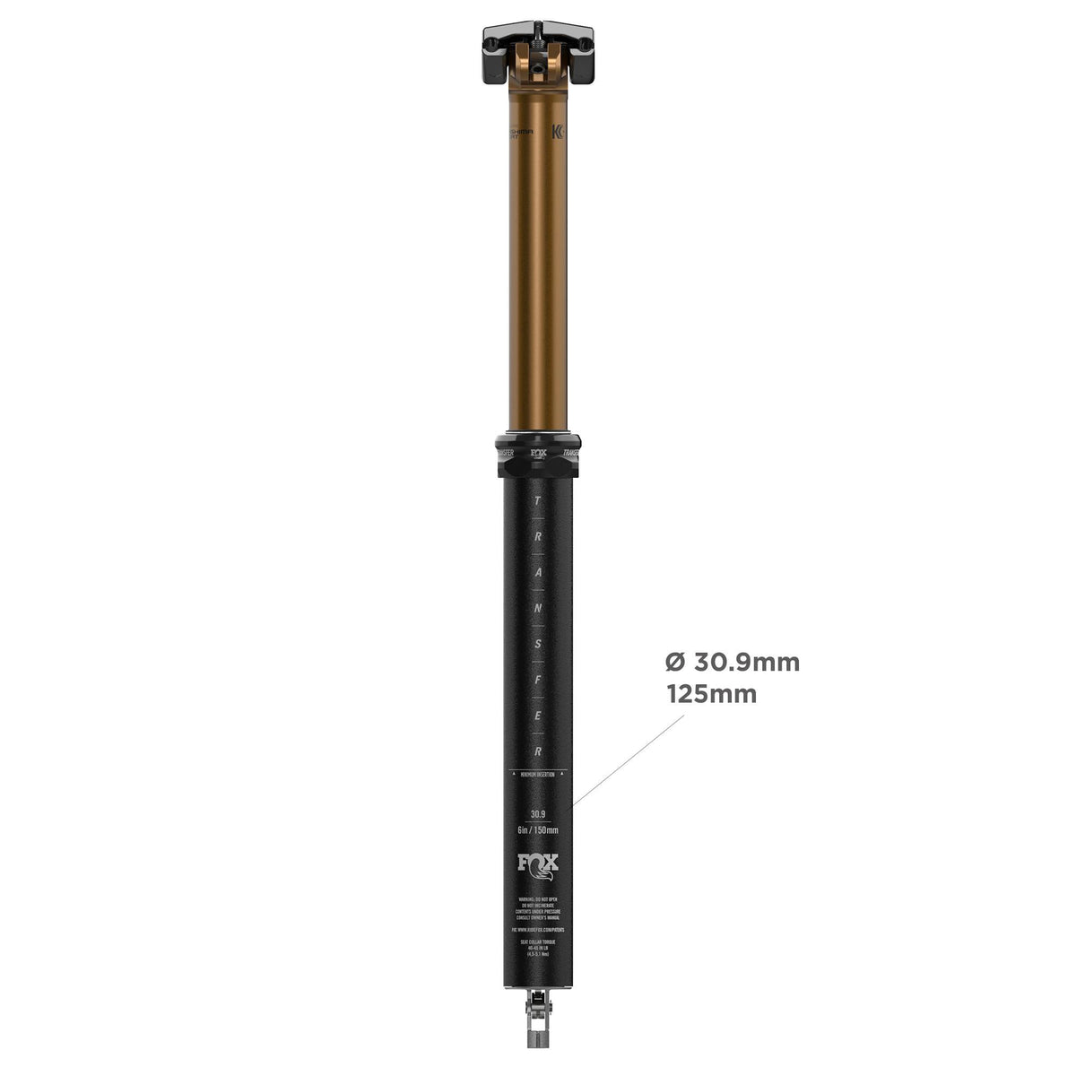 Tija Fox Transfer Factory K 30.9mm 125mm Drop Internal 2022 #2