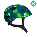 Cască Lazer Nutz 2.0 KC CE-CPSC Kids Green Dots
