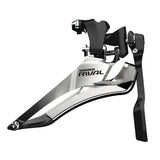 Schimbător față Sram Rival22 Yaw Braze-On cu protector lanț Negru