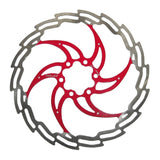 Disc de Frână XLC BR-X02 6 Șuruburi Argintiu/Roșu