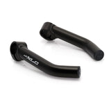 XLC BE-A01 Curved Handlebar Bar Ends Aluminiu Matte Black