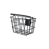 Basil Bremen Coș Frontal cu Mâner și Placă Adaptor BS/KF Aluminiu Negru