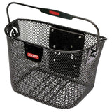 Klickfix Mini M Coș Față Plasă 29x20x19cm Negru