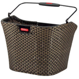 Klickfix Coș Față Împletit Fără Adaptor 16L Bronze