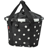 Klickfix Reisenthel BikeBasket City Geantă Față 15L 35x28x26cm Black/White Dots