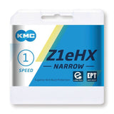 KMC Z1 EHX EPT Lanț 128 Zale 1v Gri