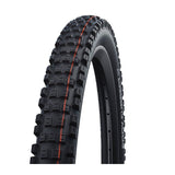 Cubierta Schwalbe Eddy Current Rear HS497 Evolution Super Gravity Tubeless Addix Soft Plegable Negro
