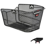 Klickfix CityMax+Clip Coș Spate Plasă Îngustă 23x22.5x36cm Negru