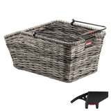 Klickfix Structura GT Clip Coș Spate Împletit 18L 44x24x20cm Gri