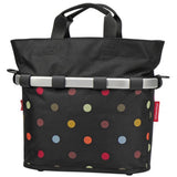 Klickfix Reisenthel Coș Frontal 34x31x17.5cm Negru/Dots