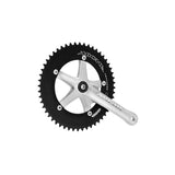 Miche Pista Advanced 144 BCD 52t Pedalier din Oțel 175mm Negru