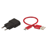 Sigma Cablu de Încărcare Rapidă USB-C Negru/Roșu