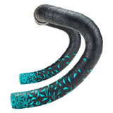Supacaz Super Sticky Kush Star Fade Stars Bandaj Ghidon Negru/Sky Blue