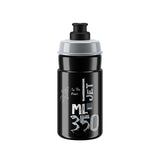 Water Bottle Elite Jet Black/Logo Grey