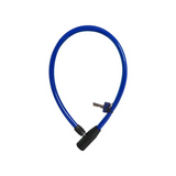 Cablu de blocare Oxford Hoop4 4x600mm Albastru